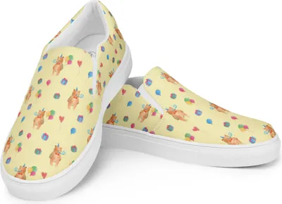 Produktbild von Mr. & Mrs. Panda Damenschuhe Bär Geburtstag Größe 36 - Gelb - Geschenk, Teddy, Mokassins Damen, Glückwunsch, Happy Birthday, Slipper, Loafer, Alles Gute