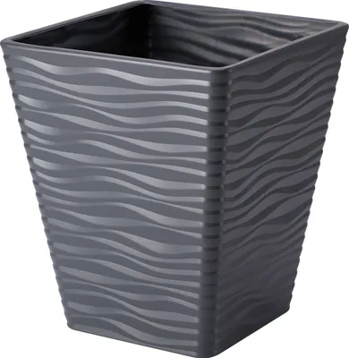 Obrázek produktu pro FORMplastic Květináč SAHARA antracit 34 cm 30x30cm