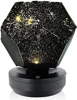 Image de Lampe de nuit à projection d'un ciel étoilé LED pour bébés et adultes - Rechargeable par USB - Lampe de chevet 3D « Galaxie » - Chambre d'enfant.