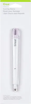 A Cricut Scoring Stylus is displayed in its packaging against a white background.