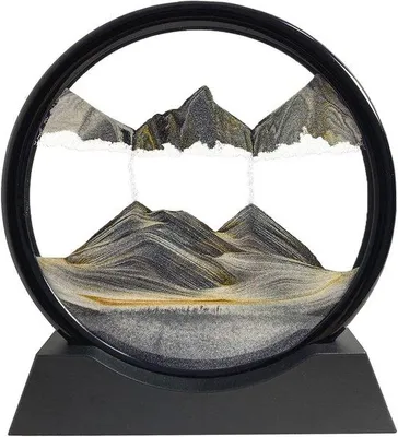 Produktbild von Famanu Sandkunst 3D Landschaft - Rundes Glas