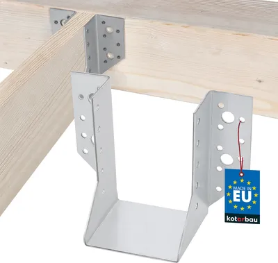 Obrázek produktu pro KOTARBAU Závěs na dřevěné trámy typ A 80 mm Závěs na dřevěné trámy pro vnější stavební konstrukce