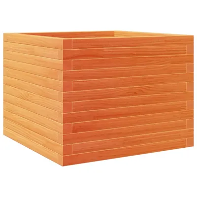Obrázok produktu pre vidaXL Kvetináč vosk hnedý 60x60x46 cm masívne borovicové drevo