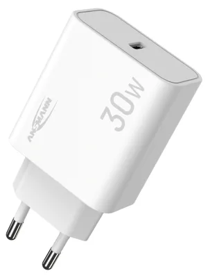 Produktbild von ANSMANN USB C Schnellladegerät PD 30W, universell iPhone Samsung Netzteil