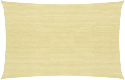 Image de Voile d'ombrage 160 g/m² Beige 3x4,5 m HDPE