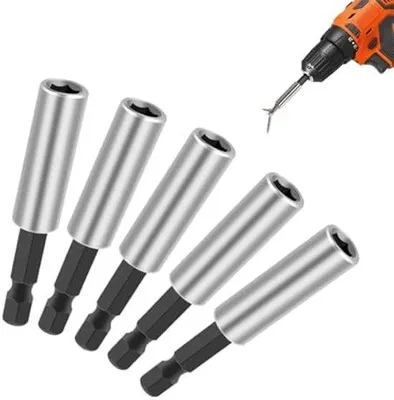 Image de Lot de 5 rallonges magnétiques pour embouts - Aimants puissants pour un travail de précision
