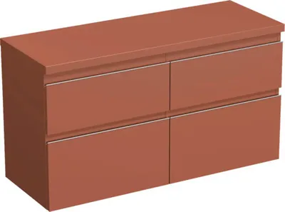 Obrázek produktu pro Koupelnová skříňka pod umyvadlo Jungborn TRENTA cotto matná 116,7 x 64,6 x 44,5 cm