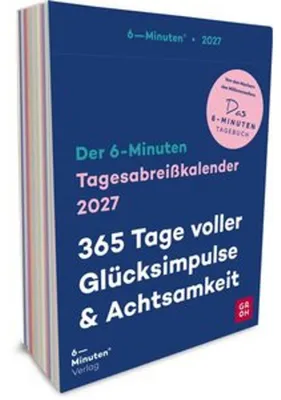 Produktbild von Tagesabreißkalender 2027: 6-Minuten