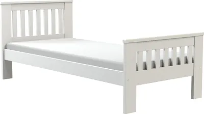 Zdjęcie produktu dla Łóżko MINIO 90 cm LAURO Drewno sosnowe białe