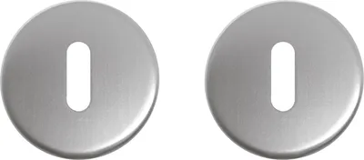Produktbild von Runde Klickrosette mit Schlüsselloch Aluminium - pro Set