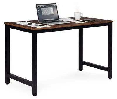 Productafbeelding van Bureau, 120x60 cm, MDF, metalen frame, verstelbare poten