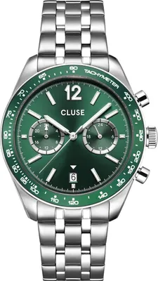 Produktbild von Cluse Herren Quarz-Armbanduhr CW25602, 41 mm, Edelstahl, Silber, 50m Wasserdicht