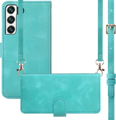 Immagine prodotto di Custodia pieghevole con cordino imoshion Samsung Galaxy S21 FE - Turchese