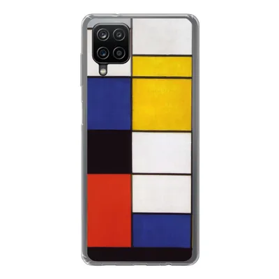 Produktbild von MuchoWow® Handyhülle Schutzhülle Hülle für Samsung Galaxy A12 Komposition A - Piet Mondrian Silikon Softcase Handy Hülle - Bild
