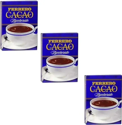 Produktbild von 3x Ferrero Cacao zuccherato Kakaopulver schokolade 75 g