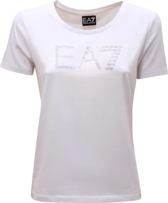 Immagine prodotto di Maglietta da donna EA7 Emporio Armani, modello "Woman", con strass