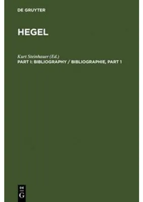 Obrázok produktu pre Hegel Bibliography / Hegel Bibliographie. [Part I]