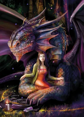Zdjęcie produktu dla Puzzle 1000 Smok ze snów, Anne Stokes