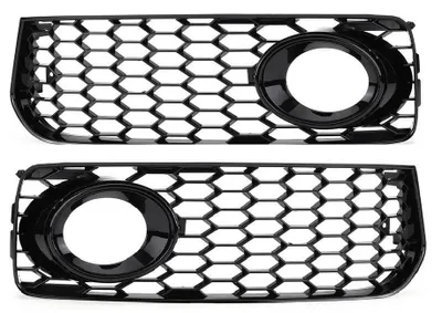Produktbild von Stoßstange Gitter Waben Nebelscheinwerfer LINKS + RECHTS für Audi A5 8T 2007-12