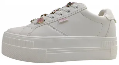 Produktbild von Buffalo Paired Charms 2 Damenschuhe sportlicher Schnürer Weiß Freizeit