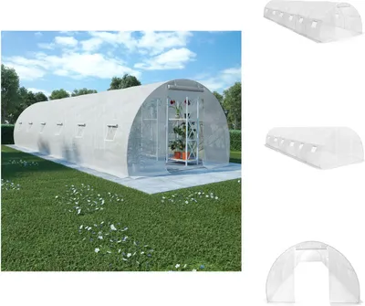 Produktbild von vidaXL Gewächshaus 27m² 900x300x200 cm -  Gewächshäuser