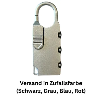 Produktbild von Kofferzahlenschloss (Zufallsfarbe) Vorhängeschloss Langer/Kurzer Bügel Bügelschloss Schloss Hängeschloss Wetterfest