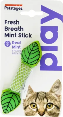 Produktbild von Petstages Katzenspielzeug Fresh Breath Mint Stick grün