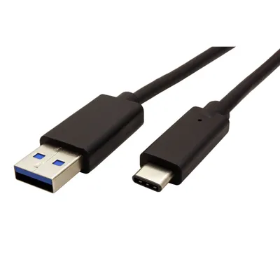 Obrázek produktu pro ROLINE 11.02.9011, 1 m, USB A, USB C, USB 3.2 Gen 1 (3.1 Gen 1), 5 Gbit/s, Černá