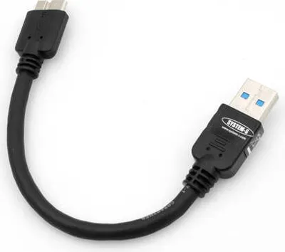 Produktbild von System-S Kurzes Micro USB 3.0 (USB 3.0 Micro-B) Daten & Ladekabel 10 cm für Samsung Galaxy Note 3