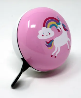 Produktbild von 80 mm XXL Fahrrad Klingel Glocke Pferd Pony Einhorn Fahrradglocke Ding Dong 2-Klang