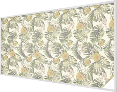 Obrázok produktu pre Vitrážová fólia na okno - 116x200 cm - vitrážový vzor - nepriehľadná dekoratívna fólia na ochranu súkromia - samolepiaca, UV ochrana - tropický motív