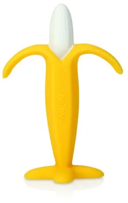 Productafbeelding van Tandknuffel in de vorm van een banaan - geschikt voor kinderen vanaf 3 maanden