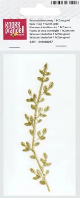 Produktbild von KNORR prandell 218306257 Wachszweig 110 x 25 mm goldfarben