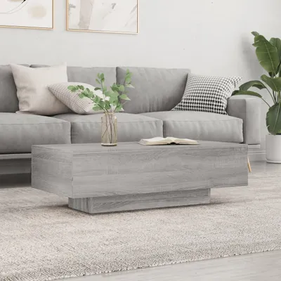 Produktbild von The Living Store Couchtisch Grau Sonoma 100x49,5x31 cm Holzwerkstoff