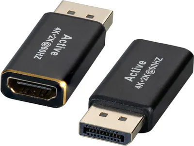 Imagen del producto de EFB EB484-4K60 EFB DisplayPort Adapter,DP Stecker->HDMI TypA Buchse,4K60Hz