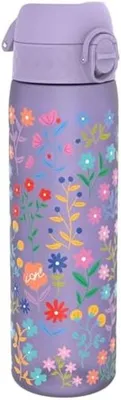 Produktbild von PolkaHome® Wasserflasche 500ml – Auslaufsicheres Design mit Tragegriff, Spülmaschinengeeignet