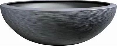 Image de Pot Vasque EDA Graphit Up, 39 L, Ø 59 x H. 21 cm, Gris Anthracite