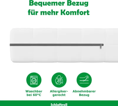 Produktbild von Kaltschaummatratze H2 - 7 Zonen 100 x 190 | Ergonomisches Schlafvergnügen