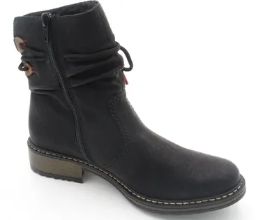 Produktbild von Rieker Damen  Stiefeletten gefüttert schwarz Gr. 37