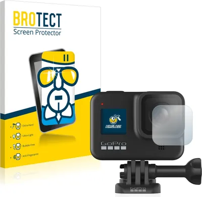 Produktbild von BROTECT Schutzglas für GoPro Hero 8 Black (Linse) Schutzfolie Panzer Folie Glas Display Schutz klar