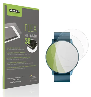 Immagine prodotto di 2x Pellicola protettiva opaca per FOGOIN VitalPulse Watch Protezione Antiurto Anti-Shock