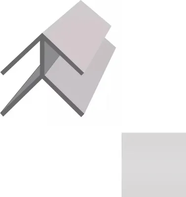 Obrázek produktu pro VILO vnější roh Motivo B1 – rohový profil stěnových panelů – montážní profil – robustní – 270 cm – šedý