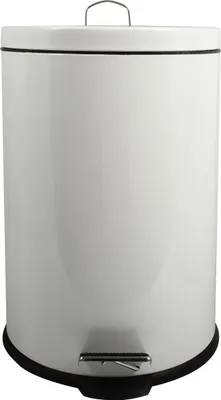 Produktbild von MSV 100024 Abfalleimer, Metall, 20 l, Weiß