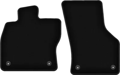 Immagine prodotto di Wielganizator Tappetini anteriori in velluto per Volkswagen Golf VII (2012-, alltrack, hatchback, station wagon, variant) neri, set 2 pz, con fissaggi