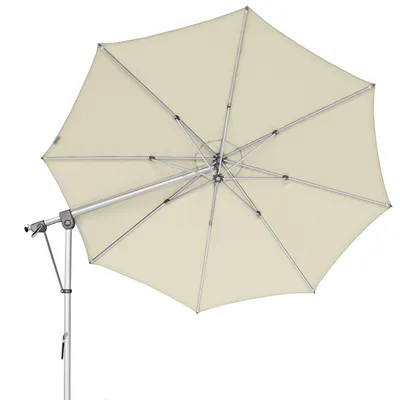 Produktbild von Doppler Expert 350 Pendelschirm Sonnenschirm 8 Farbvarianten Ampelschirm 438247 T820 Natur