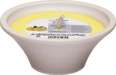 Produktbild von Villa Verde Duftkerze in Keramikschale Citronella, Höhe: 8 cm, Ø 18 cm
