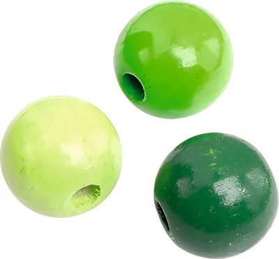 Image de KNORR prandell 216013208 Mélange de perles en bois Ø 12 mm vert mai
