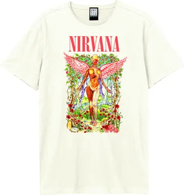 Image de Amplified - "In Utero Wilderness" T-shirt pour homme/femme unie GD1745 (L) (Vieux Blanc)