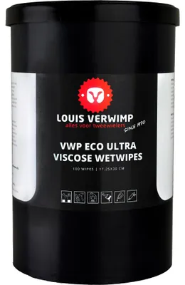 Imagen del producto de Toallitas húmedas ecológicas Ultra Viscose para limpieza (paquete de 100 unidades)