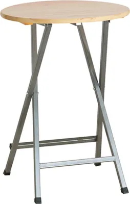 Produktbild von H.G. 101741 Stehtisch Kiefernholzplatte ; Farbe: Braun ; Durchmesser: 78 cm